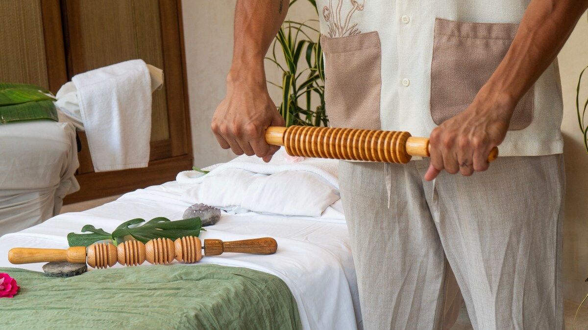 Modern bathroom with rainfall shower at Luxury Jungle VIBE Tulum